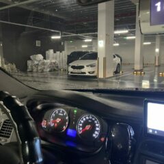 야간 운전도 배웠어요